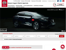 Tablet Screenshot of nissanagricola.com.mx